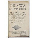 (VOLUMINA Legum, zväzok 2.) (Varšava 1732).