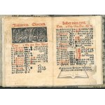 WISLICZA, Michał (c. 1499–1575), (Kraków 1536). Ephemeridiarium Anni Christi 1536 by Master Michał a Wislicza, diligently compiled at the renowned university of Kraków.