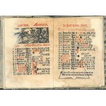 WISLICZA, Michał (c. 1499–1575), (Kraków 1536). Ephemeridiarium Anni Christi 1536 by Master Michał a Wislicza, diligently compiled at the renowned university of Kraków.