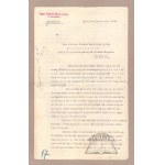 BELINA - Władysław Prażmowski (1888–1938). Notice of scholarship award (typescript).