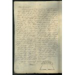 Stanisław SOŁTYK - Letter to Stanisław Zamoyski regarding the organization of the Radom Department
