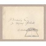 Józef MEHOFFER (1869–1946). Greeting card.