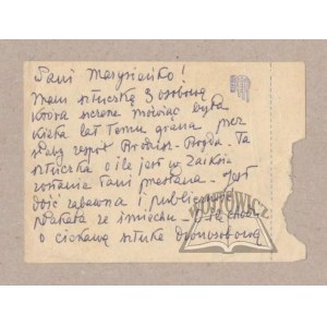 SAMOZWANIEC Magdalena, pani Marysieńko!