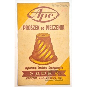 APE. Baking powder.