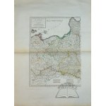 (POLAND). "Map of the Former Kingdom of Poland: Divided Among Russia, Prussia, and Austria"