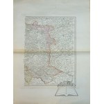 (POLAND). "Map of the Former Kingdom of Poland: Divided Among Russia, Prussia, and Austria"
