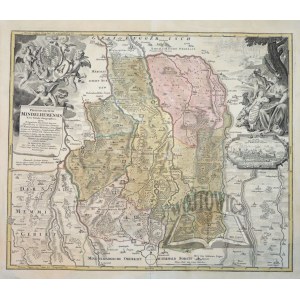 (BAWARIA). Protopachia Mindelhemensis Nova Tabula Geographica ...