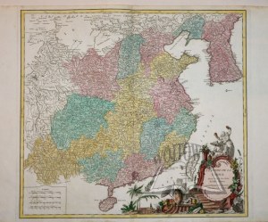 (CHINY). L'Empire de la Chine, dressé d'après les cartes de l'Atlas chinois.