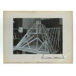 TARNÓW. A model of the "roof truss" at the intersection of the naves in Tarnów. March 25, 1908