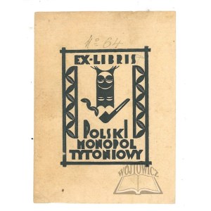 EX-LIBRIS - Monopole polonais du tabac.