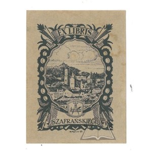 Rudolf MĘKICKI (1887–1941), Ex-libris for Ludwik Szafrański, 1927