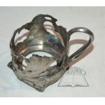 GLASS HOLDER. Manufactured by Norblin, 1908–1915.