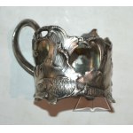 GLASS HOLDER. Manufactured by Norblin, 1908–1915.