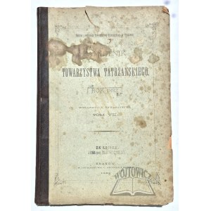 PAMIĘTNIK Towarzystwa Tatrzańskiego. Rok 1882.