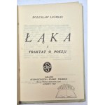 LEŚMIAN Bolesław (Wyd. 1)., Łąka i traktat o poezji.