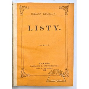 KRASICKI Ignacy, Listy.