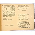 AUTOGRAPHS of members of the Sejm from 1919.