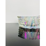 Iridescent Sculptural Glass Ashtray, Czechoslovakia, 1970s