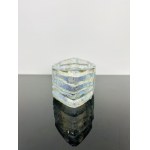 Iridescent Sculptural Glass Ashtray, Czechoslovakia, 1970s
