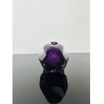 Amethyst Purple Art Glass Vase, Chribska Glassworks, Czechoslovak 1960s