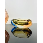 Hana Machovská (*1937), Vintage Set of Vase & Jardiniere Romana Collection Glass, Mstišov-MOSER, 1970s
