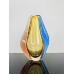 Hana Machovská (*1937), Vintage Set of Vase & Jardiniere Romana Collection Glass, Mstišov-MOSER, 1970s