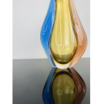 Hana Machovská (*1937), Vintage Set of Vase & Jardiniere Romana Collection Glass, Mstišov-MOSER, 1970s
