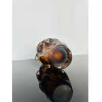 Jan Beránek (*1933), Amber Glass Vase, Škrdlovice Glassworks, Pattern num. 5988, 1959