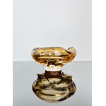 Jan Beránek (*1933), Amber Glass Ashtray by Škrdlovice Glassworks, Pattern no. 5953, 1959