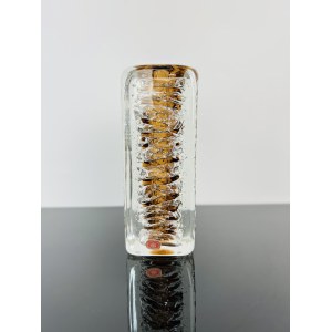 František Vízner (1936-2011), Art Glass Vase “Whirlpool” by Škrdlovice Glassworks, Model 6860/18