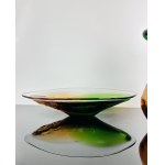 Ladislav Paleček (1933), Art Glass Set by Škrdlovice Glassworks, 1976 - Vase & Bowl (7621/17 & 7633/40)