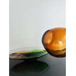 Ladislav Paleček (1933), Art Glass Set by Škrdlovice Glassworks, 1976 - Vase & Bowl (7621/17 & 7633/40)