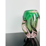 Josef Hospodka (1923-1989), Art Glass Propeller Vase by Chřibská Glassworks, 1960s