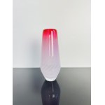 Ladislav Paleček (1933), Pink Art Glass Vase by Škrdlovice Glassworks, Pattern number 8318/30, 1983