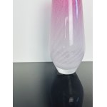 Ladislav Paleček (1933), Pink Art Glass Vase by Škrdlovice Glassworks, Pattern number 8318/30, 1983