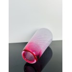 Ladislav Paleček (1933), Pink Art Glass Vase by Škrdlovice Glassworks, Pattern number 8318/30, 1983