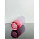 Ladislav Paleček (1933), Pink Art Glass Vase by Škrdlovice Glassworks, Pattern number 8318/30, 1983