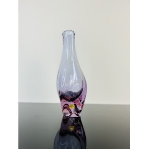 Miloslav Klinger (1922 - 1999), Alexandrite Glass Vase by M. Klinger Glassworks Zelezny Brod (ZBS)
