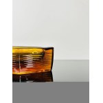 Václav Hanuš (1924 - 2009), Amber Glass Ashtray by Jablonec Glassworks, 1968