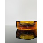 Václav Hanuš (1924 - 2009), Amber Glass Ashtray by Jablonec Glassworks, 1968