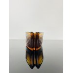 Václav Hanuš (1924 - 2009), Amber Glass Ashtray by Jablonec Glassworks, 1968