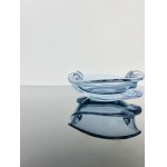 Miloslav Klinger (1922 - 1999), Alexandrite Glass Ashtray by M. Klinger Glassworks Zelezny Brod (ZVS)