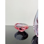 Miloslav Klinger (1922 - 1999), Set of Alexandrite Glass Vase and Ashtray by Zelezny Brod (ZVS), 1970s