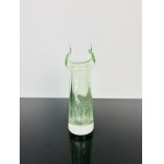 Karel Wünsch (1932 - 2020), Uranium Glass Vase by Wünsch, Škrdlovice Glassworks, Pattern 7104/21, 1971