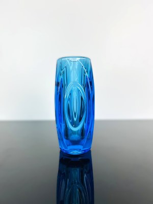 Rudolf Schroter (1887-?), Cobalt Art Glass Vase