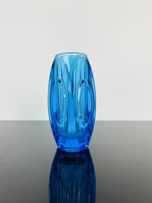 Rudolf Schroter (1887-?), Cobalt Art Glass Vase