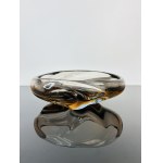 Jaroslav Beránek (1927-2006), Sommerso Art Glass Bowl by Škrdlovice Glassworks, 1955