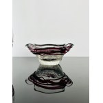 Jiřina Žertová (1932), Crackled Glass Collection with Red Thread Decoration, Lednické Rovné Glassworks, 1960s