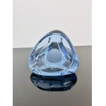 Miloslav Klinger (1922 - 1999), Alexandrite Glass Ashtray by M. Klinger Glassworks Zelezny Brod (ZbS)