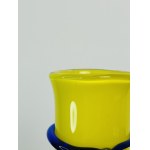 Jaroslav Svoboda, Yellow Art Glass Vase by AG Karlov Glassworks